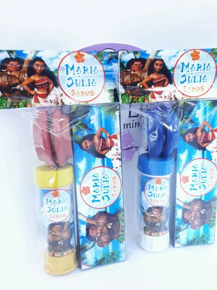 Kit Diversão Moana e Maui Lembrancinha
