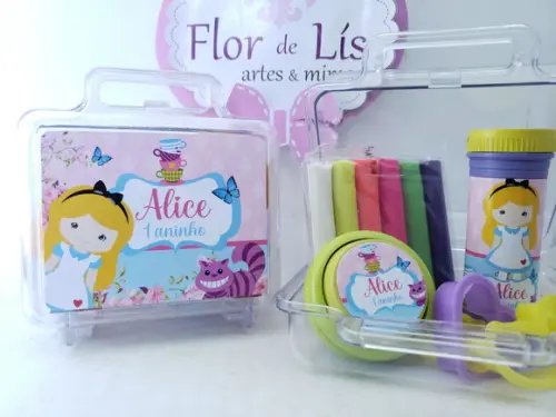 Kit Diversão na Maleta Alice no País das Maravilhas Massinha