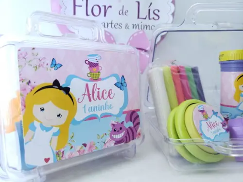 Kit Diversão na Maleta Alice no País das Maravilhas Massinha