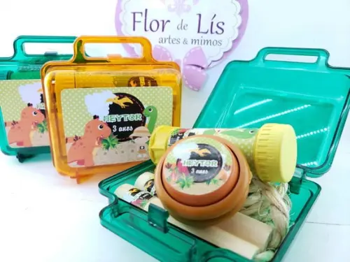 Kit Diversão na Maleta Dinossauro Baby