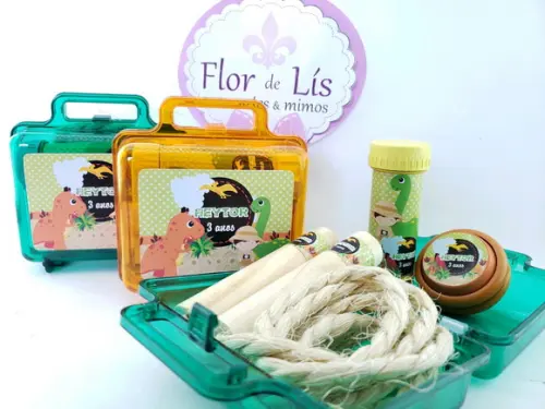Kit Diversão na Maleta Dinossauro Baby