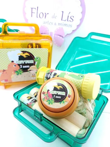Kit Diversão na Maleta Dinossauro Baby