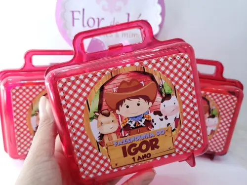 Kit Diversão na Maleta Fazendinha Aquarela com Massinha