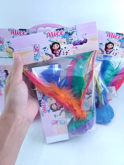 Kit Diversão Peteca e Dominó Casa Mágica Lembrancinha