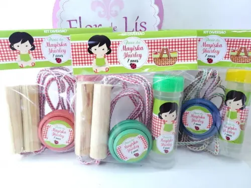 Kit Diversão Piquenique Corda e Bolha