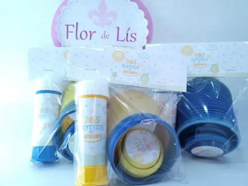 Kit Divertido 365 Sorrisos Raio de Sol com Mola Bolha e Ioiô