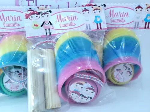 Kit Divertido Bonecas Metoo Lembrancinha Mola Corda Ioiô
