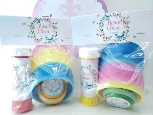 Kit Divertido Jardim das Borboletas com Mola Bolha e Ioiô