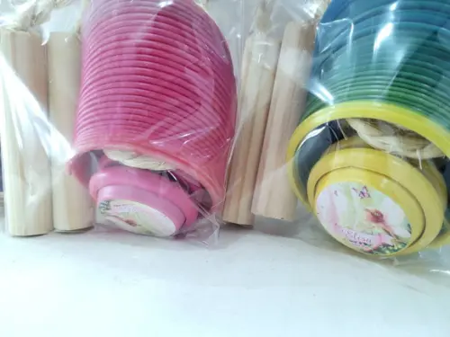 Kit Divertido Jardim das Fadas com Mola Corda e Ioiô