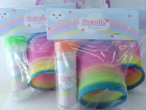 Kit Divertido Mola e Bolha Arco Íris Candy Color