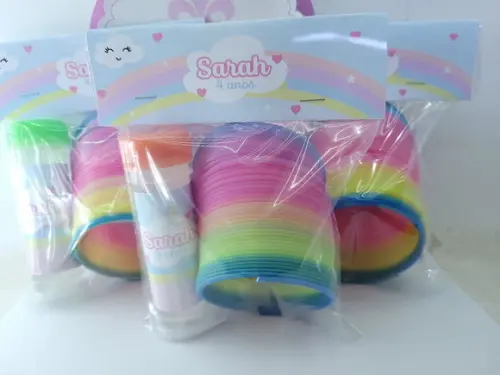Kit Divertido Mola e Bolha Arco Íris Candy Color