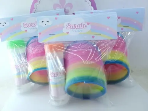 Kit Divertido Mola e Bolha Arco Íris Candy Color