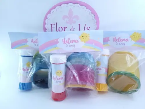 Kit Divertido Mola e Bolha Arco Íris Raio de Sol