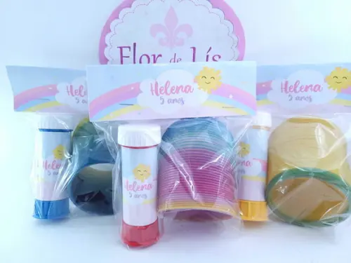 Kit Divertido Mola e Bolha Arco Íris Raio de Sol