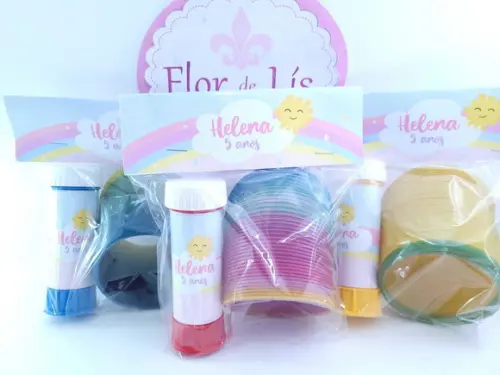 Kit Divertido Mola e Bolha Arco Íris Raio de Sol