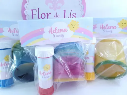 Kit Divertido Mola e Bolha Arco Íris Raio de Sol