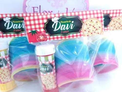 Kit Divertido Mola e Bolha Pizzaria Cantina com Brinquedos