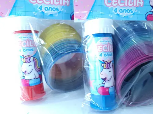 Kit Divertido Mola e Bolha Pool Party Unicórnio