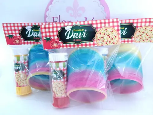Kit Divertido Mola e Bolha Pizzaria Cantina com Brinquedos