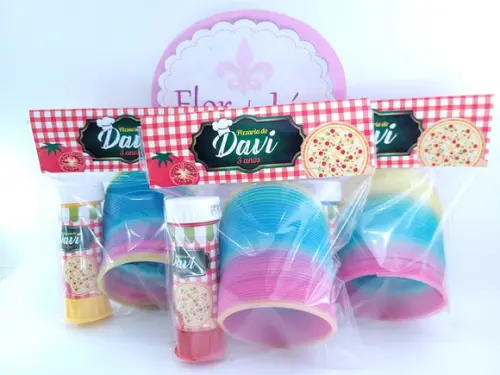 Kit Divertido Mola e Bolha Pizzaria Cantina com Brinquedos