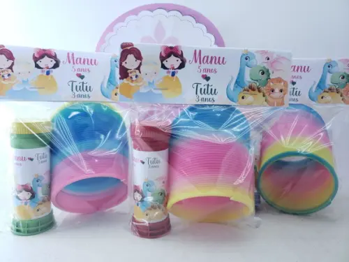 Kit Divertido Mola e Bolha Princesas e Dinossauros