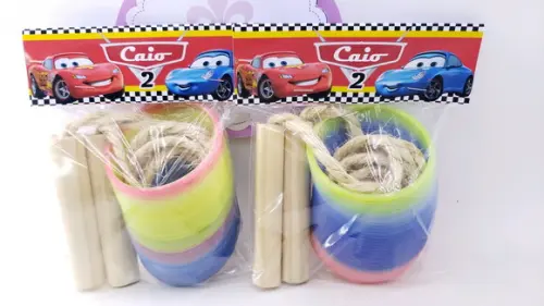 Kit Divertido Mola e Corda Carros