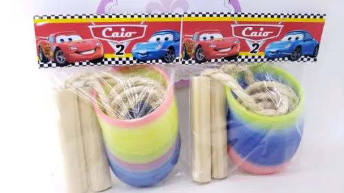 Kit Divertido Mola e Corda Carros