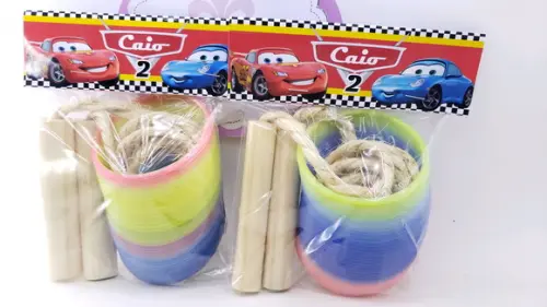 Kit Divertido Mola e Corda Carros