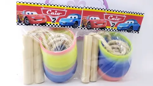 Kit Divertido Mola e Corda Carros