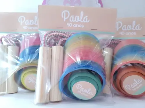 Kit Divertido Personalizado Adulto com Mola Corda e Ioiô