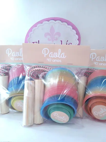 Kit Divertido Personalizado Adulto com Mola Corda e Ioiô