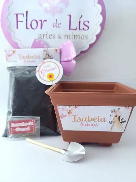 Kit Ecológico Haras Fazendinha Cavalo Aquarela