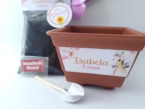 Kit Ecológico Haras Fazendinha Cavalo Aquarela