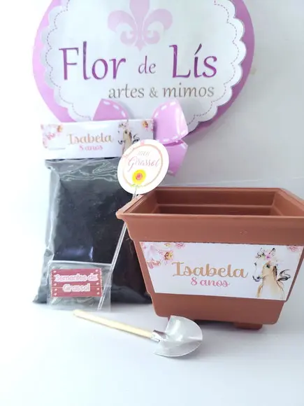 Kit Ecológico Haras Fazendinha Cavalo Aquarela
