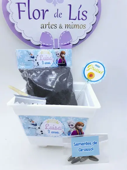 Kit Ecológico Jardinagem Frozen