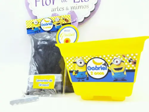 Kit Ecológico Plantação Minions