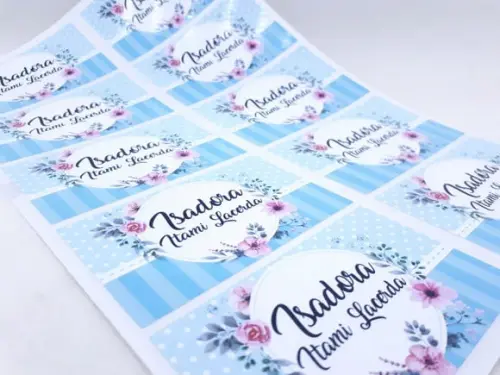Kit Etiqueta Escolar Floral