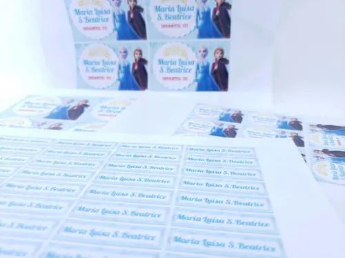 Kit Etiqueta Escolar Frozen