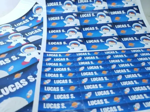 Kit Etiquetas Escolares Astronauta