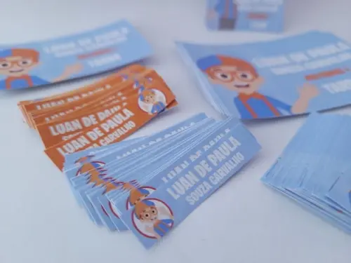 Kit Etiquetas Escolares Blippi Volta às Aulas Menino