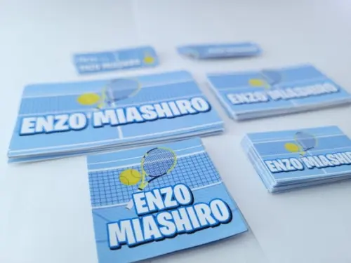 Kit Etiquetas Escolares Personalizadas Esportes Tênis Menino
