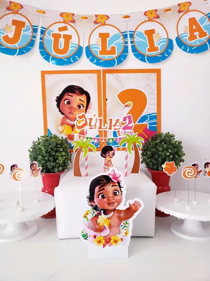 Kit Festa em Casa Moana Baby