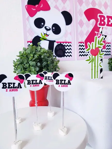 Kit Festa em Casa Pandinha Menina