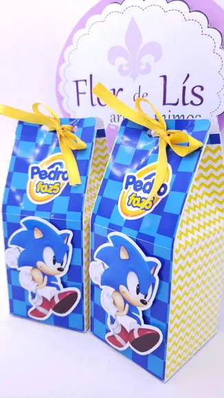Kit Festa em Casa Sonic Personalizados