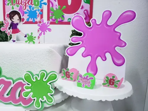 Kit Festa em Casa Slime Menina