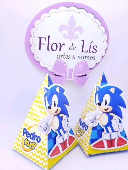 Kit Festa em Casa Sonic Personalizados