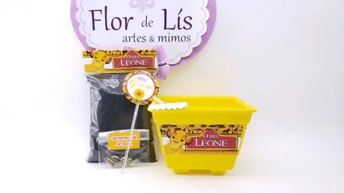 Kit Jardim Ecológico Plantação o Rei Leão