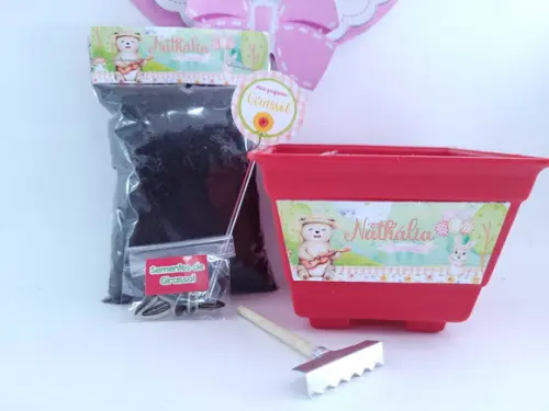 Kit Jardim Bosque Encantado Menina Plantio