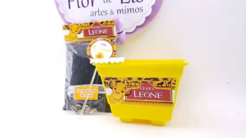 Kit Jardim Ecológico Plantação o Rei Leão