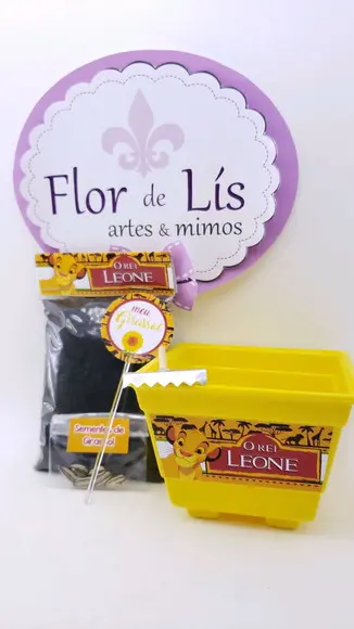 Kit Jardim Ecológico Plantação o Rei Leão